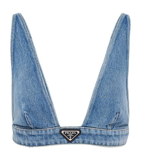 prada top dames|prada denim top.